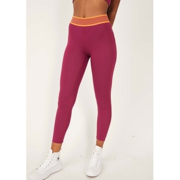 New FP Movement Endurance Mid-Rise Aubergine Run Tight Leggings NWT Size Medium - Picture 6 of 16